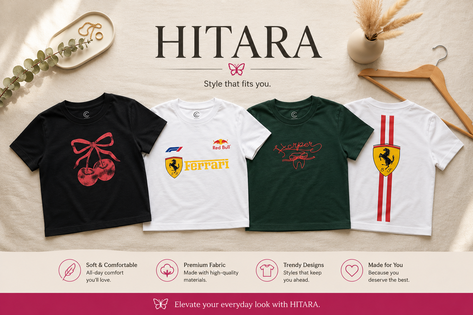 HITARA crop top collection